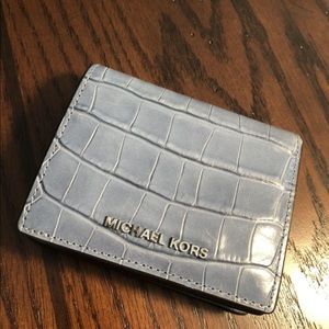 Michael Kors Crocodile embossed Leather wallet
